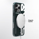 Apple iPhone 16 Pro Uyumlu Kılıf Magsafe Şarj Özellikli Airbagli Hologram Tasarımlı Youngkit Interstellar Serisi Kapak - 8