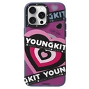 Apple iPhone 15 Pro Max Uyumlu Kılıf Magsafe Şarj Özellikli Airbagli Çift Katmanlı Youngkit Flipped Serisi Kapak - 2