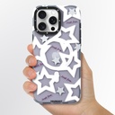 Apple iPhone 15 Pro Max Uyumlu Kılıf Magsafe Şarj Özellikli Airbagli Çift Katmanlı Youngkit Star&Butterfly Serisi Kapak - 6