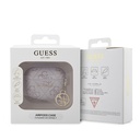 Apple Airpods 3. Nesil Uyumlu Kılıf Guess Orjinal Lisanslı PU Deri 4G Desenli 4G Sade Askılı Kılıf - 8