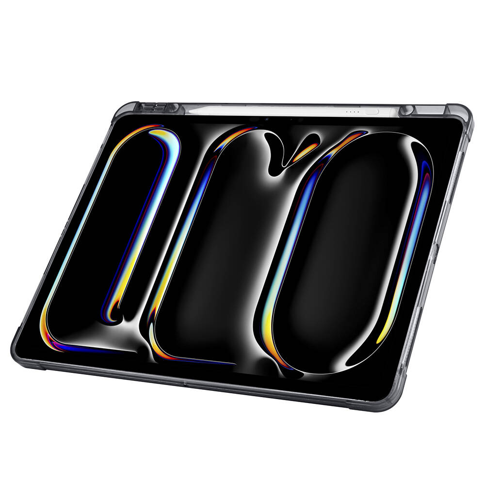 Apple iPad Air 13 2024 Uyumlu Kılıf Zore Tri Folding Kalem Bölmeli Standlı Kılıf - 1