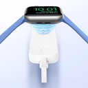 Wiwu Wi-M22 Ark Serisi 2in1 Akıllı Saat Mini Wireless Powerbank 2000mAh 2W - 12