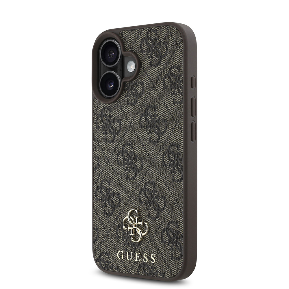 Apple iPhone 16 Plus Uyumlu Kılıf Guess Orjinal Lisanslı Magsafe Şarj Özellikli Small 4G Classic Kapak - 1