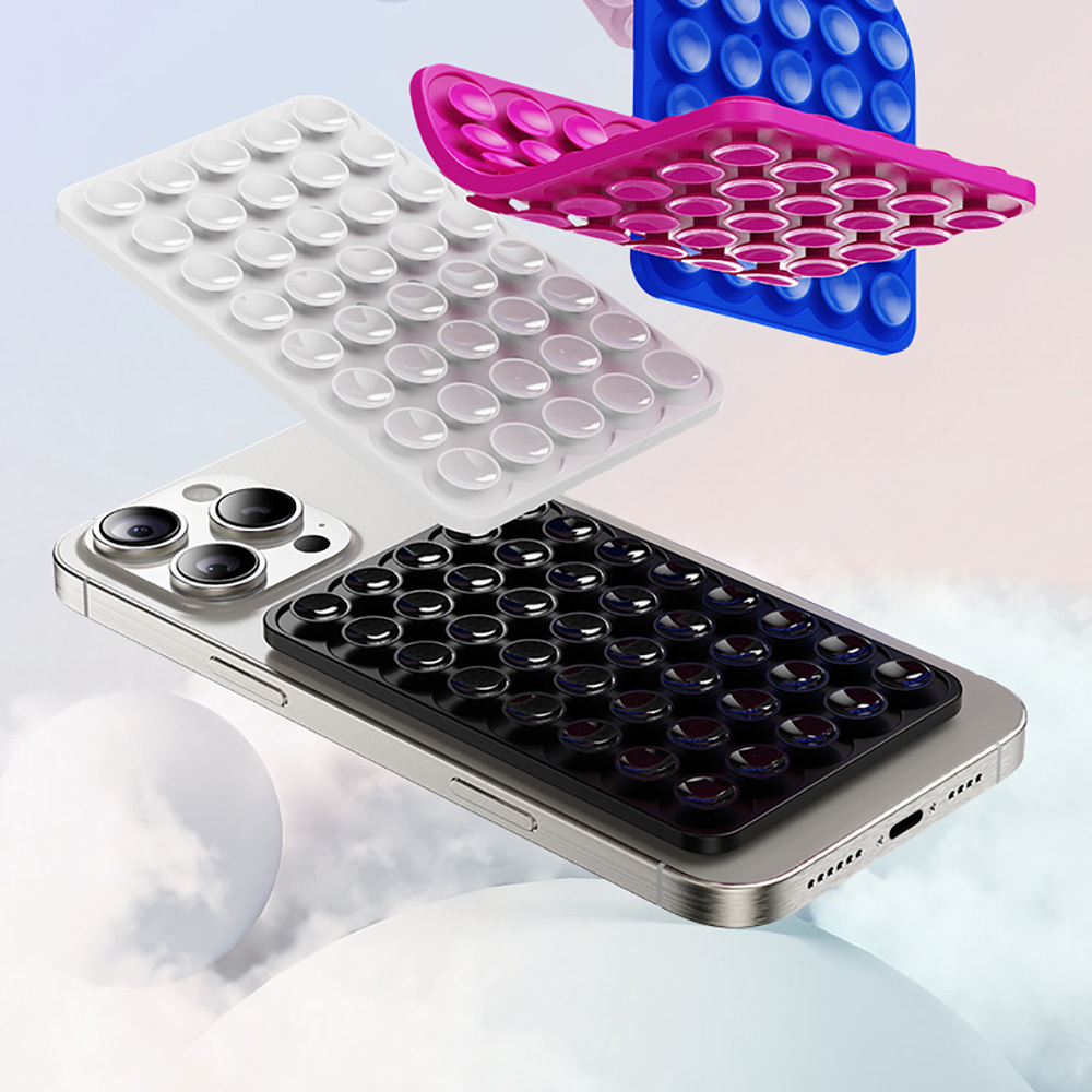 Kare Öpücük 01 Silikon Telefon Tutucu - 4