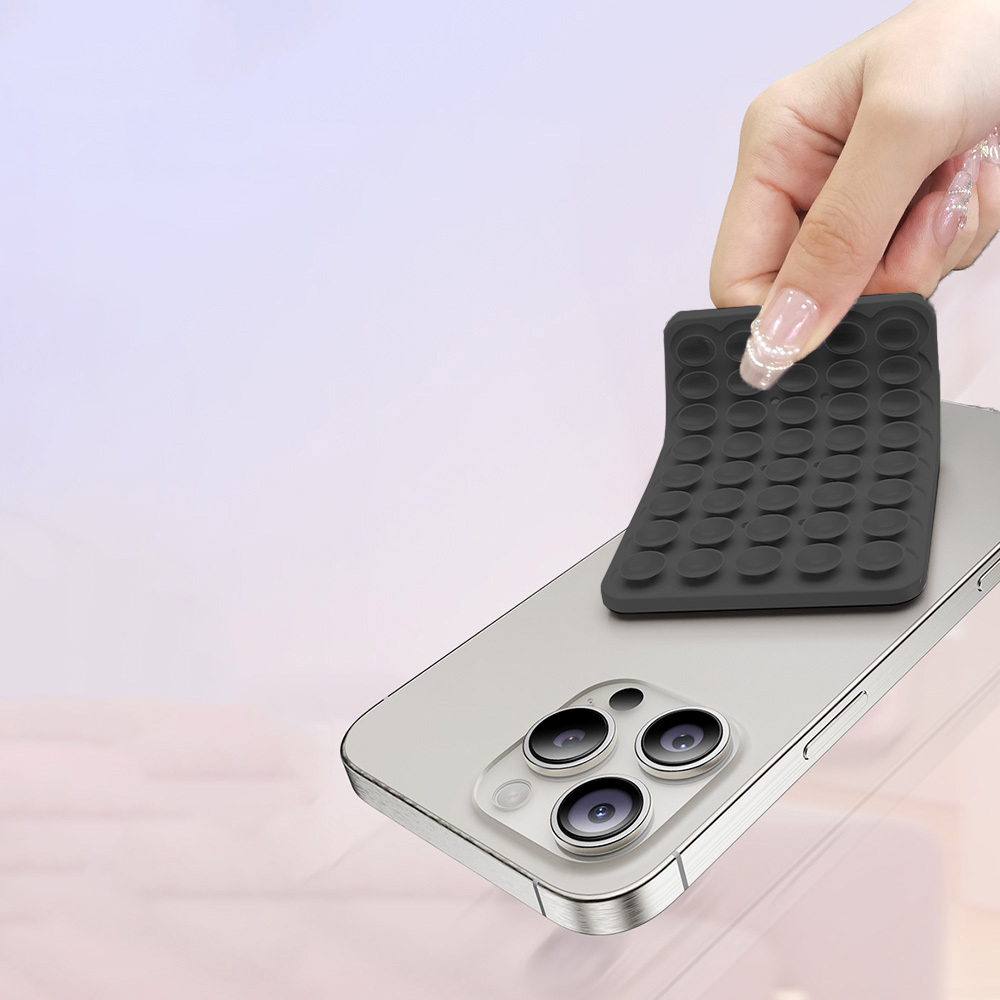 Kare Öpücük 01 Silikon Telefon Tutucu - 4