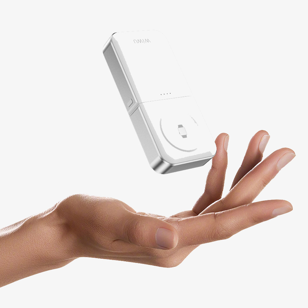 Wiwu Wi-M21 Elf Serisi 3in1 Mini Wireless Powerbank 1100mAh 3W - 7
