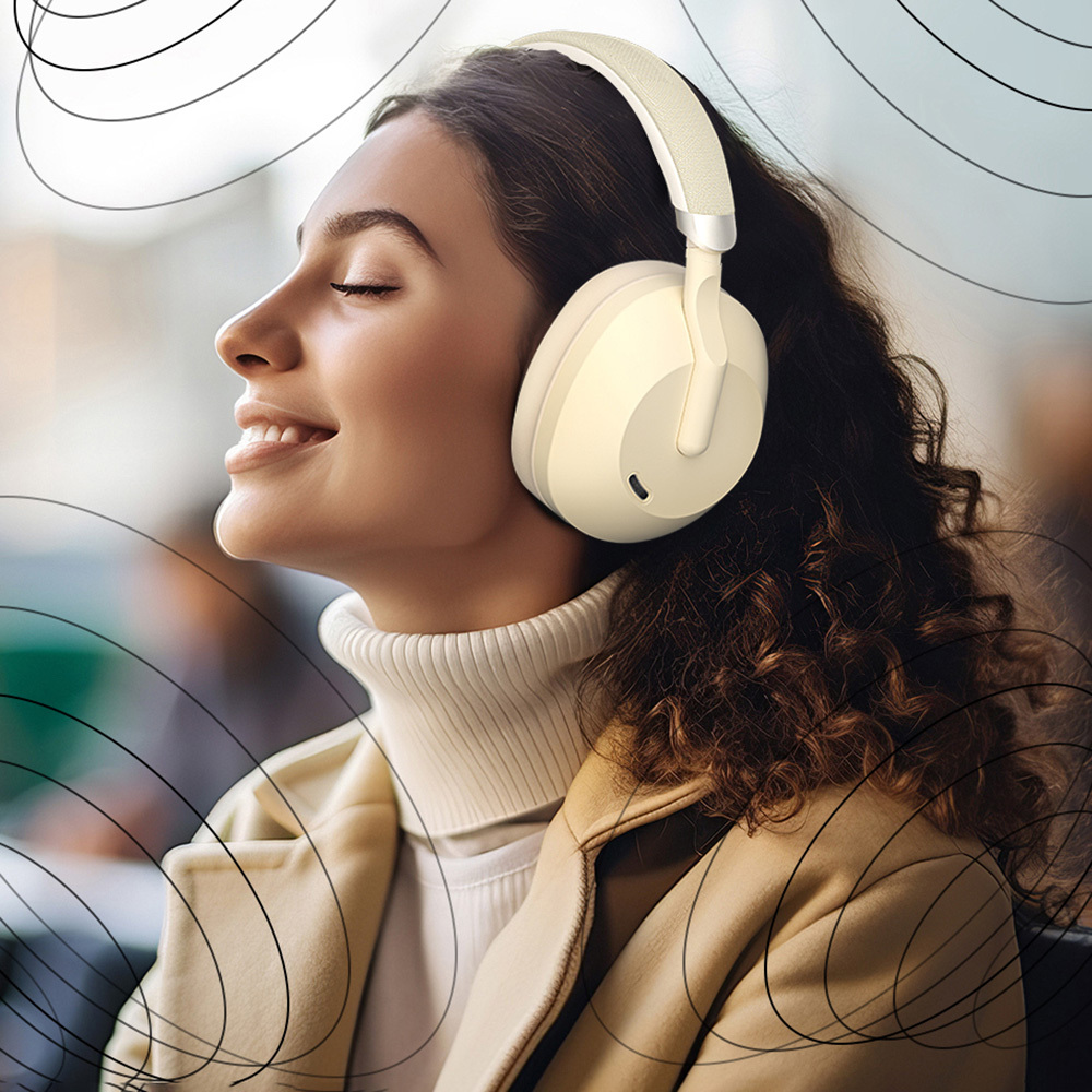 Wiwu TD-09 Solar Enerjili ANC Özellikli Katlanabilir Ayarlanabilir Kulak Üstü v5.3 Bluetooth Kulaklık - 10