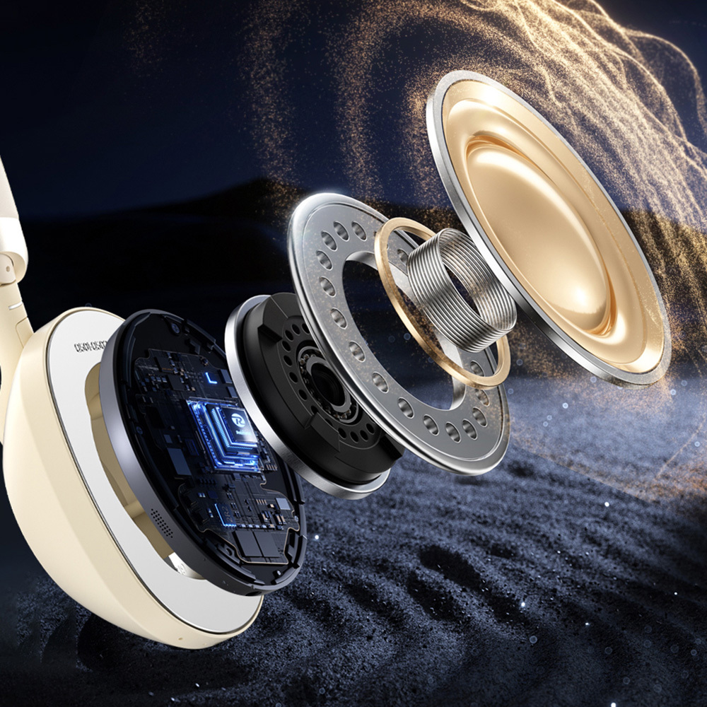 Wiwu TD-09 Solar Enerjili ANC Özellikli Katlanabilir Ayarlanabilir Kulak Üstü v5.3 Bluetooth Kulaklık - 13