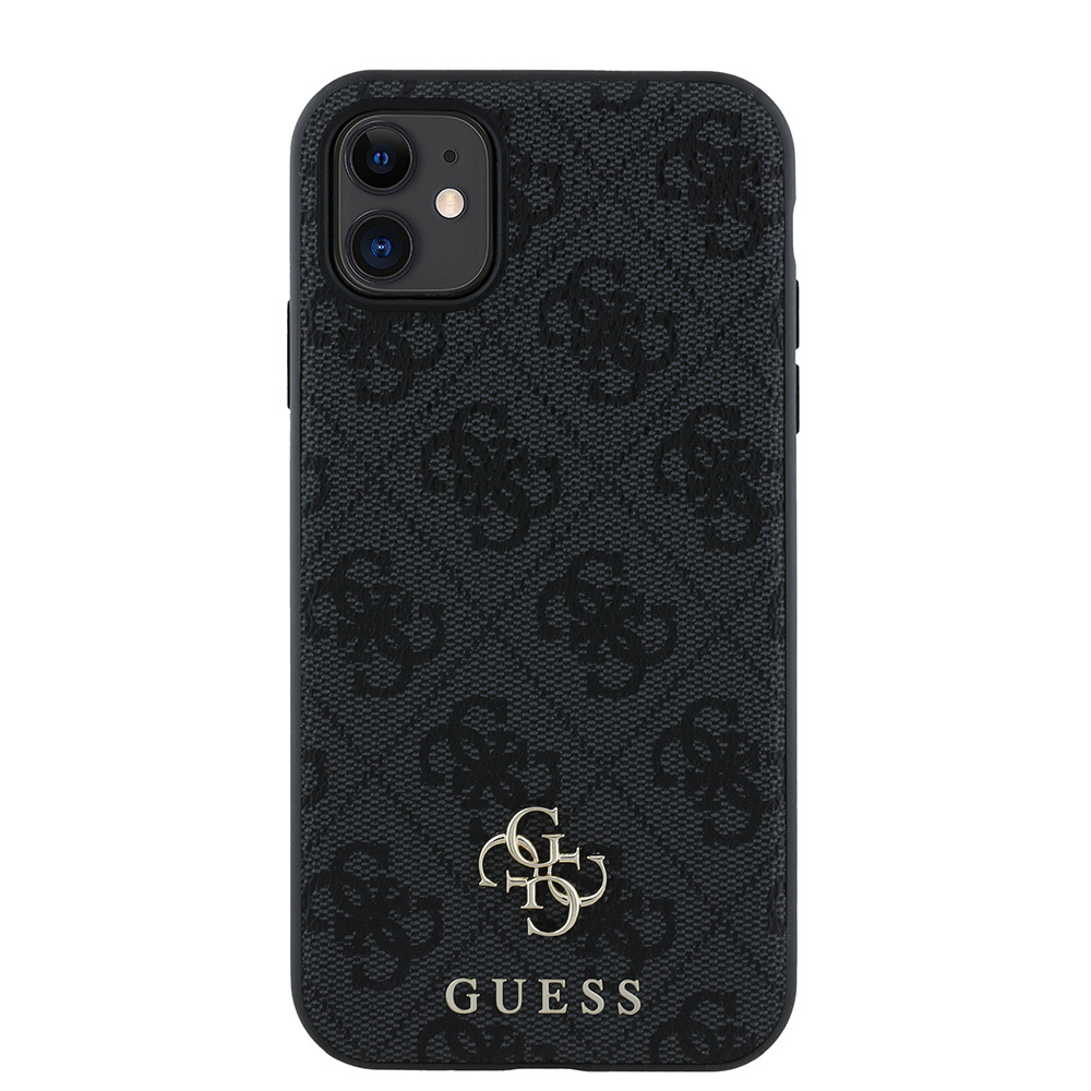 Apple iPhone 12 Uyumlu Kılıf Guess Orjinal Lisanslı Magsafe Şarj Özellikli Small 4G Classic Kapak - 2