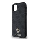 Apple iPhone 12 Uyumlu Kılıf Guess Orjinal Lisanslı Magsafe Şarj Özellikli Small 4G Classic Kapak - 5