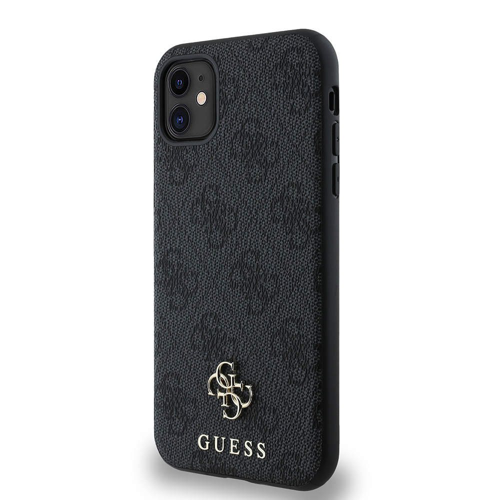 Apple iPhone 12 Uyumlu Kılıf Guess Orjinal Lisanslı Magsafe Şarj Özellikli Small 4G Classic Kapak - 15