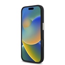 Apple iPhone 16 Pro Uyumlu Kılıf Guess Orjinal Lisanslı Yazı ve Taşlı 4G Logolu Metal Kamera Çerçeveli Silikon Kapak - 4