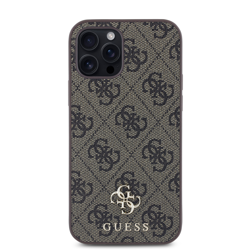 Apple iPhone 12 Pro Uyumlu Kılıf Guess Orjinal Lisanslı Magsafe Şarj Özellikli Small 4G Classic Kapak - 1