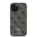 Apple iPhone 12 Pro Uyumlu Kılıf Guess Orjinal Lisanslı Magsafe Şarj Özellikli Small 4G Classic Kapak - 1