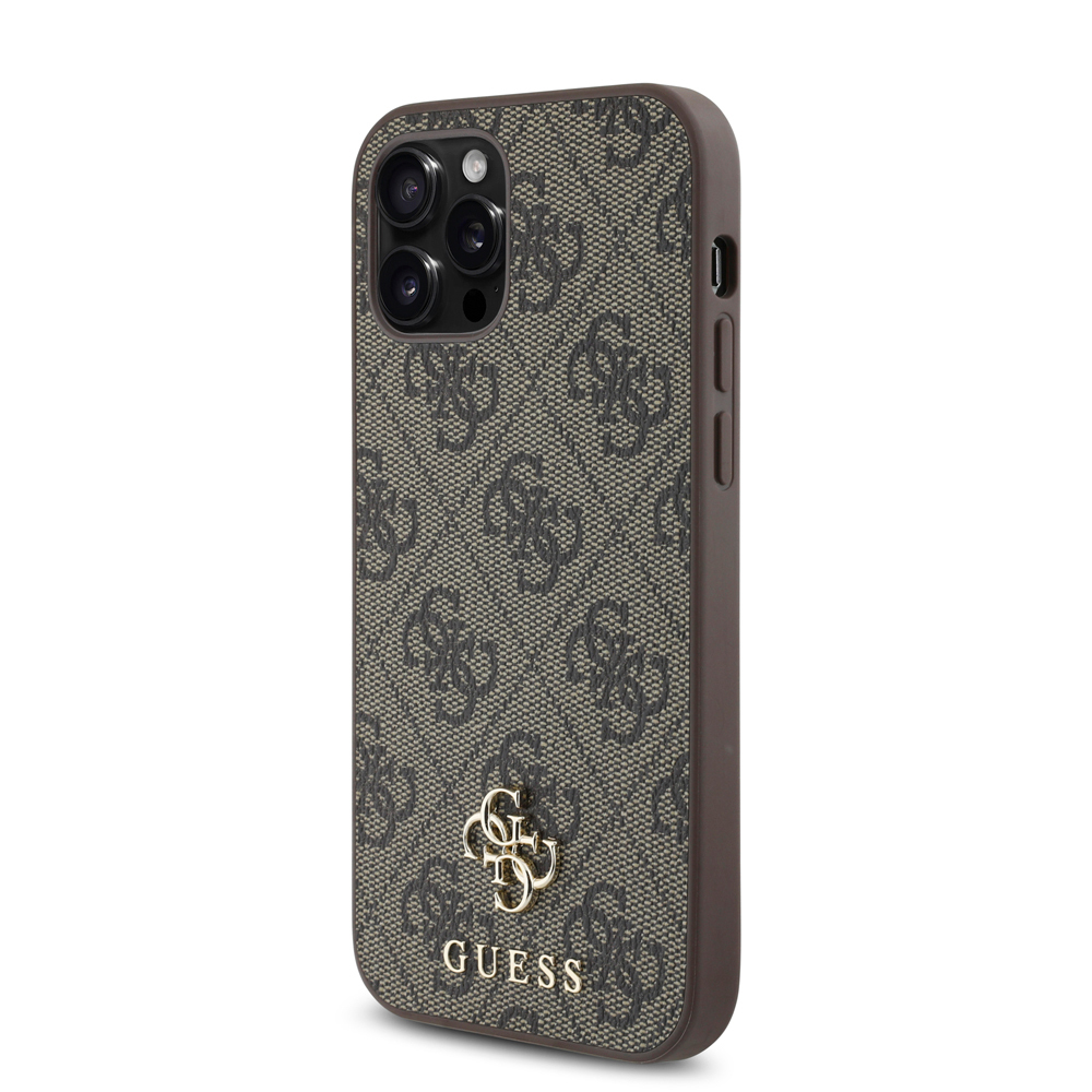 Apple iPhone 12 Pro Uyumlu Kılıf Guess Orjinal Lisanslı Magsafe Şarj Özellikli Small 4G Classic Kapak - 2