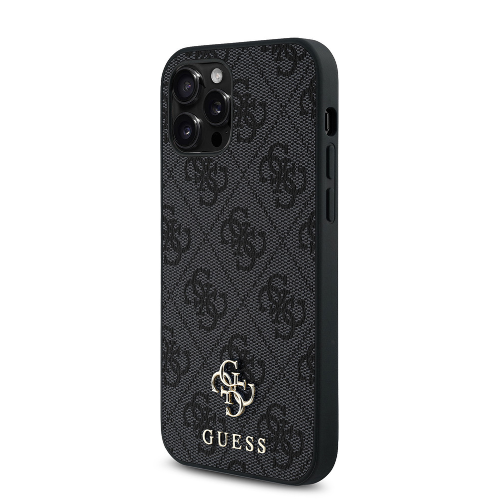 Apple iPhone 12 Pro Uyumlu Kılıf Guess Orjinal Lisanslı Magsafe Şarj Özellikli Small 4G Classic Kapak - 3