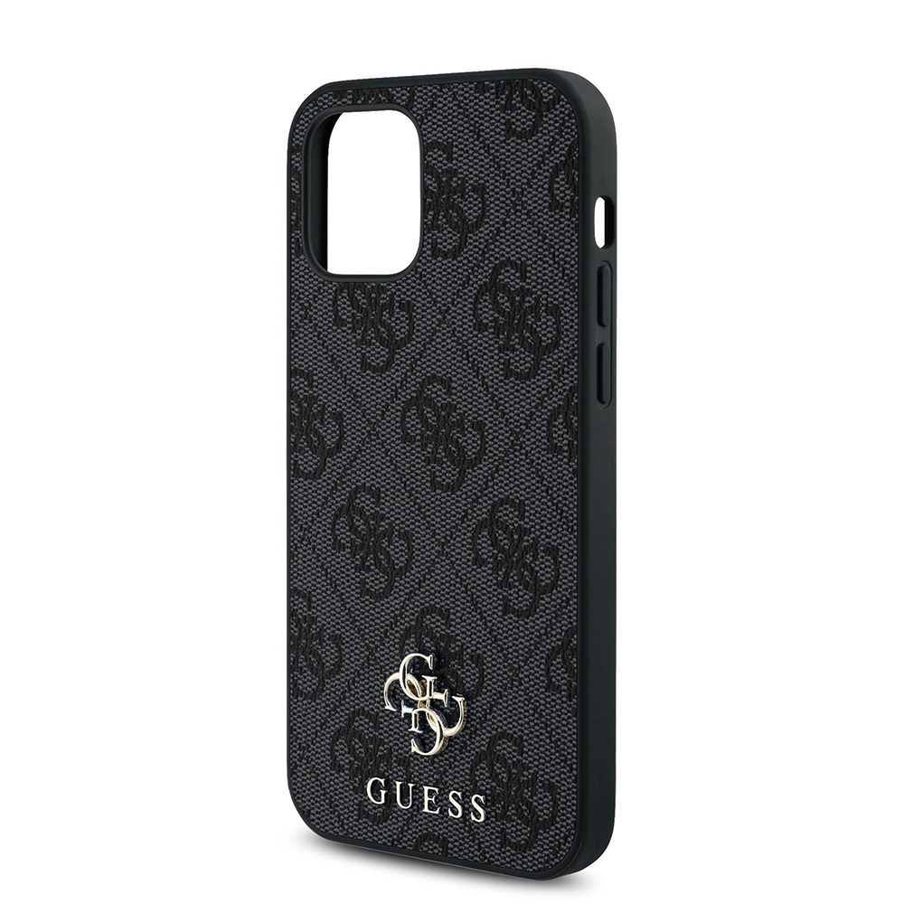 Apple iPhone 12 Pro Uyumlu Kılıf Guess Orjinal Lisanslı Magsafe Şarj Özellikli Small 4G Classic Kapak - 8