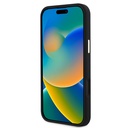 Apple iPhone 16 Plus Uyumlu Kılıf Guess Orjinal Lisanslı Yazı ve Taşlı 4G Logolu Metal Kamera Çerçeveli Silikon Kapak - 4
