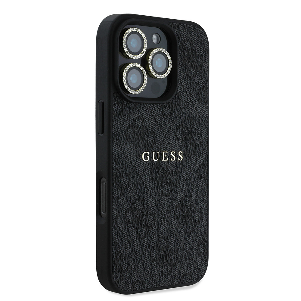 Apple iPhone 16 Pro Uyumlu Guess Orjinal Lisanslı Kılıf + Ekran Koruyucu + Lens Koruyucu 3in1 Aksesuar Seti - 4