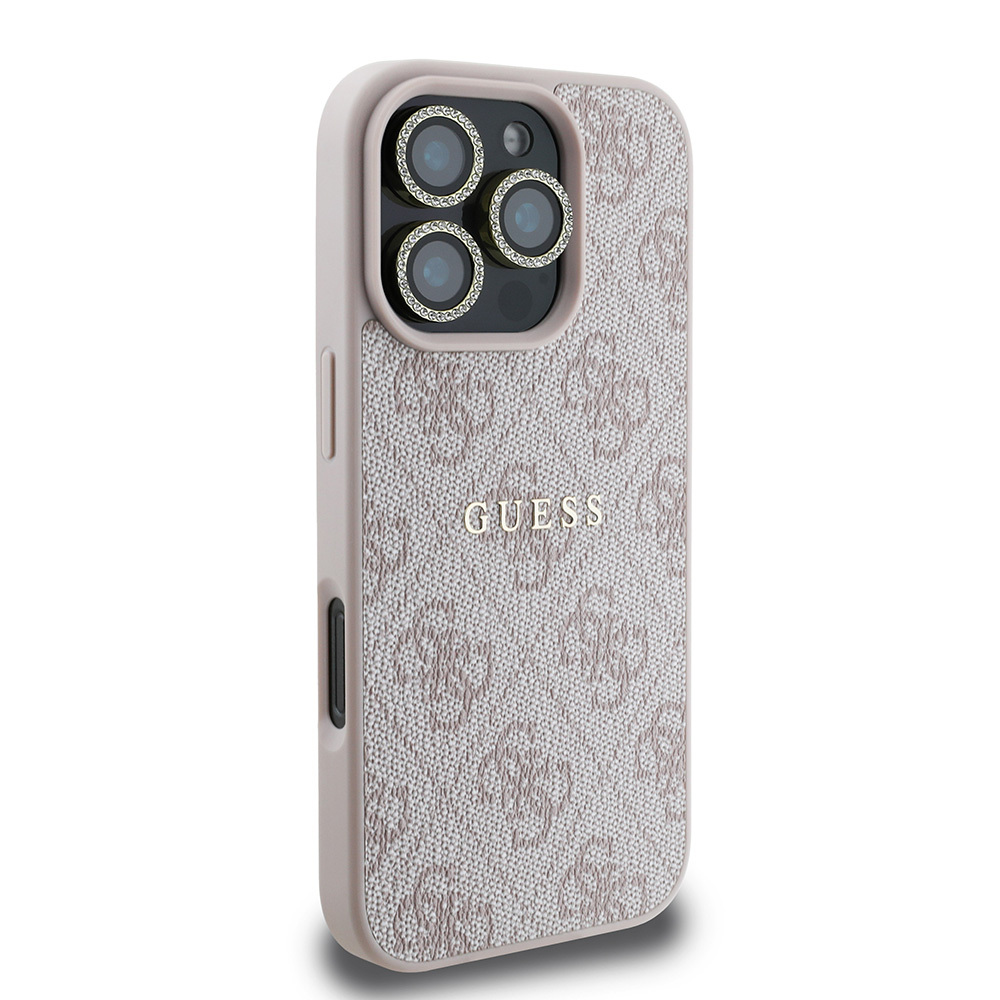 Apple iPhone 16 Pro Max Uyumlu Guess Orjinal Lisanslı Kılıf + Ekran Koruyucu + Lens Koruyucu 3in1 Aksesuar Seti - 18