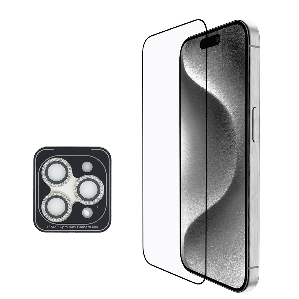 Apple iPhone 16 Pro Max Uyumlu Guess Orjinal Lisanslı Kılıf + Ekran Koruyucu + Lens Koruyucu 3in1 Aksesuar Seti - 20