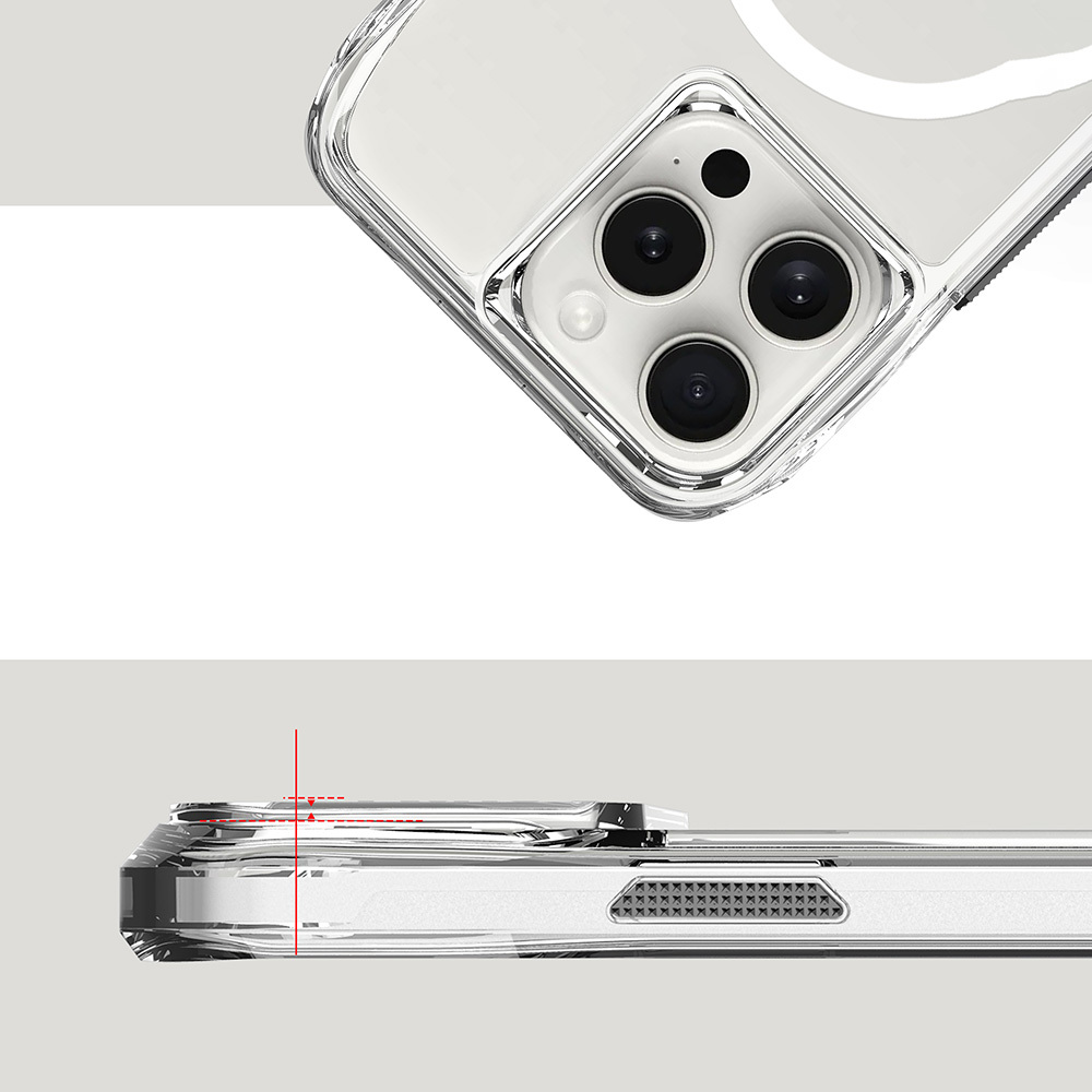 Apple iPhone 16 Pro Max Uyumlu Kılıf Airbagli Şeffaf Zore İncek Kapak - 5