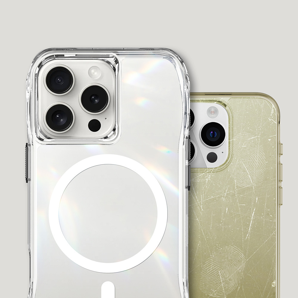 Apple iPhone 16 Pro Max Uyumlu Kılıf Magsafe Şarj Özellikli Airbagli Şeffaf Zore İncek Kapak - 8