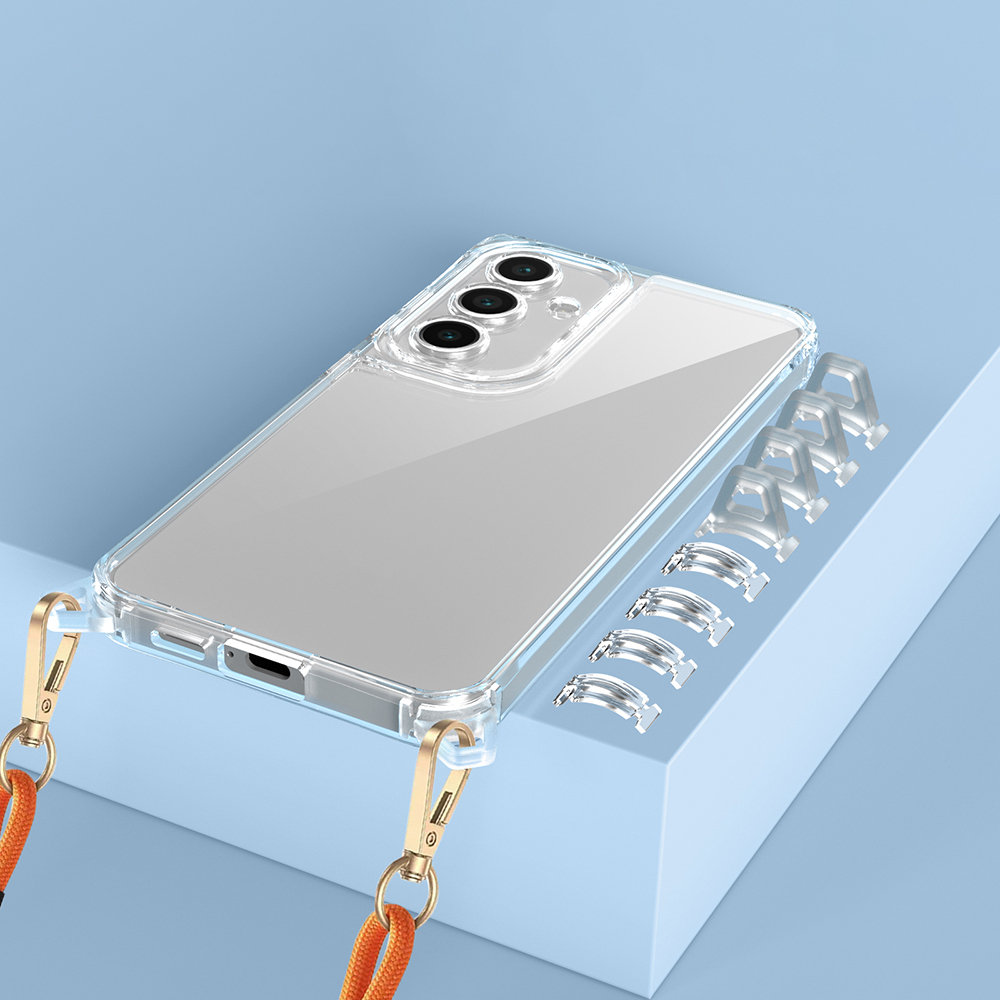 Samsung Galaxy A15 Uyumlu Kılıf Airbagli Takılabilir Askı Aparatlı Zore Snap Silikon Kapak - 3