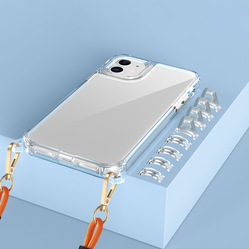 Apple iPhone 11 Uyumlu Kılıf Airbagli Takılabilir Askı Aparatlı Zore Snap Silikon Kapak - 3