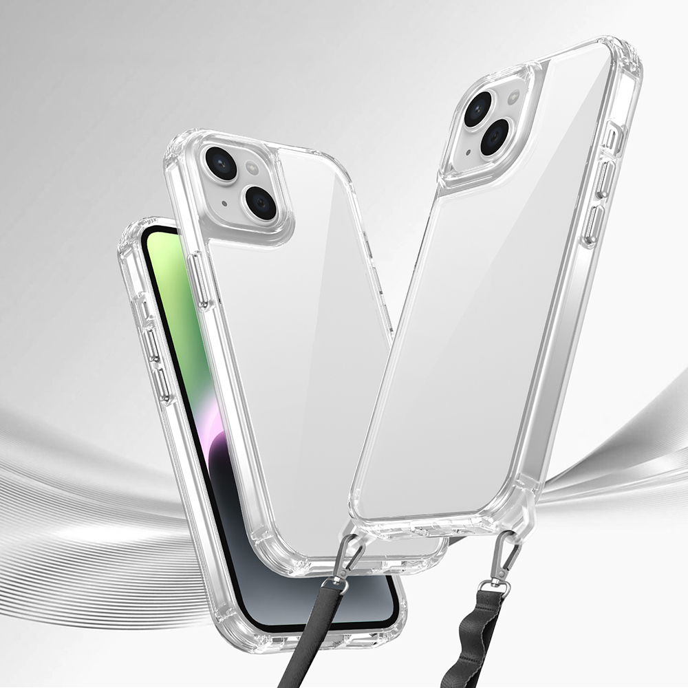 Apple iPhone 13 Uyumlu Kılıf Airbagli Takılabilir Askı Aparatlı Zore Snap Silikon Kapak - 1