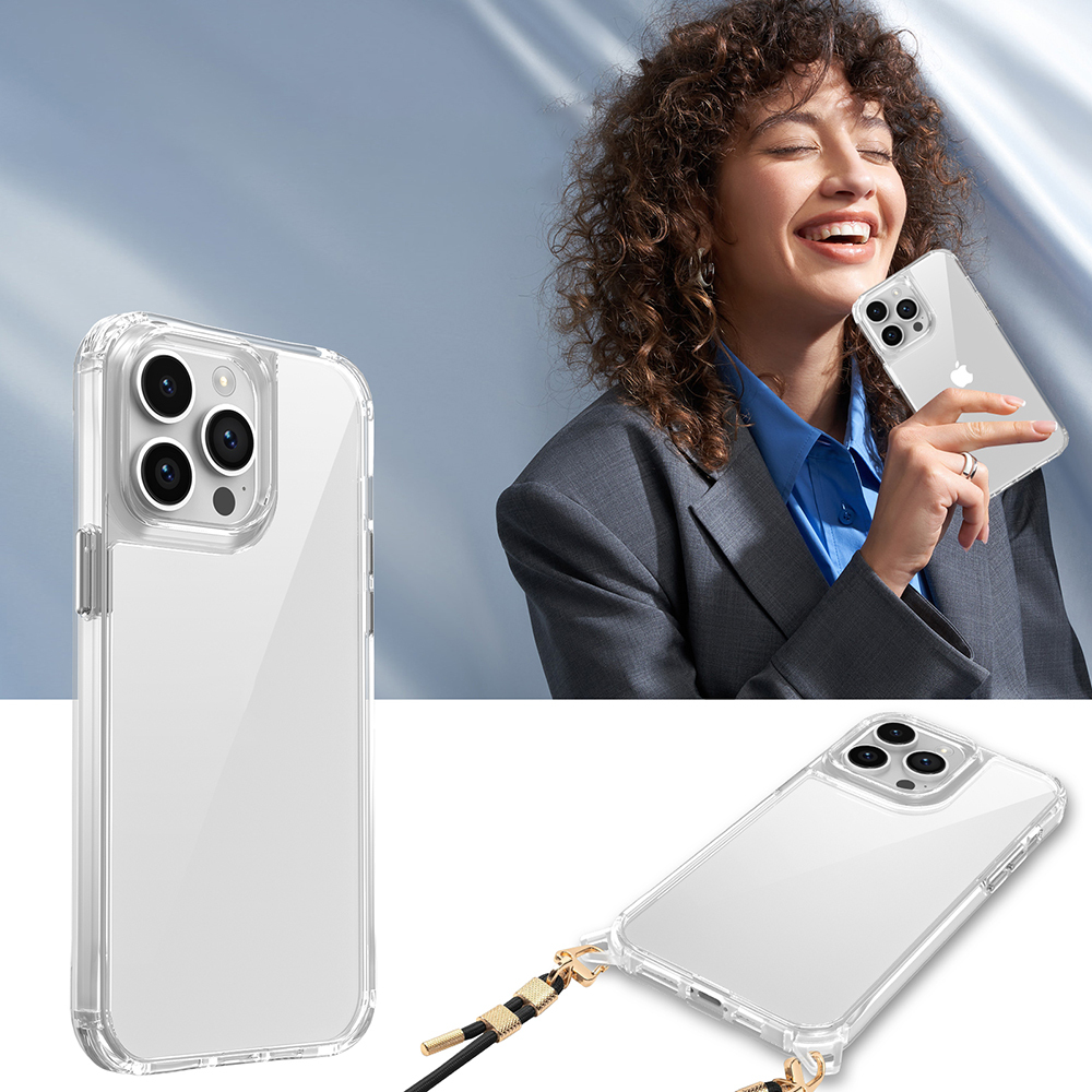 Apple iPhone 14 Pro Uyumlu Kılıf Airbagli Takılabilir Askı Aparatlı Zore Snap Silikon Kapak - 5