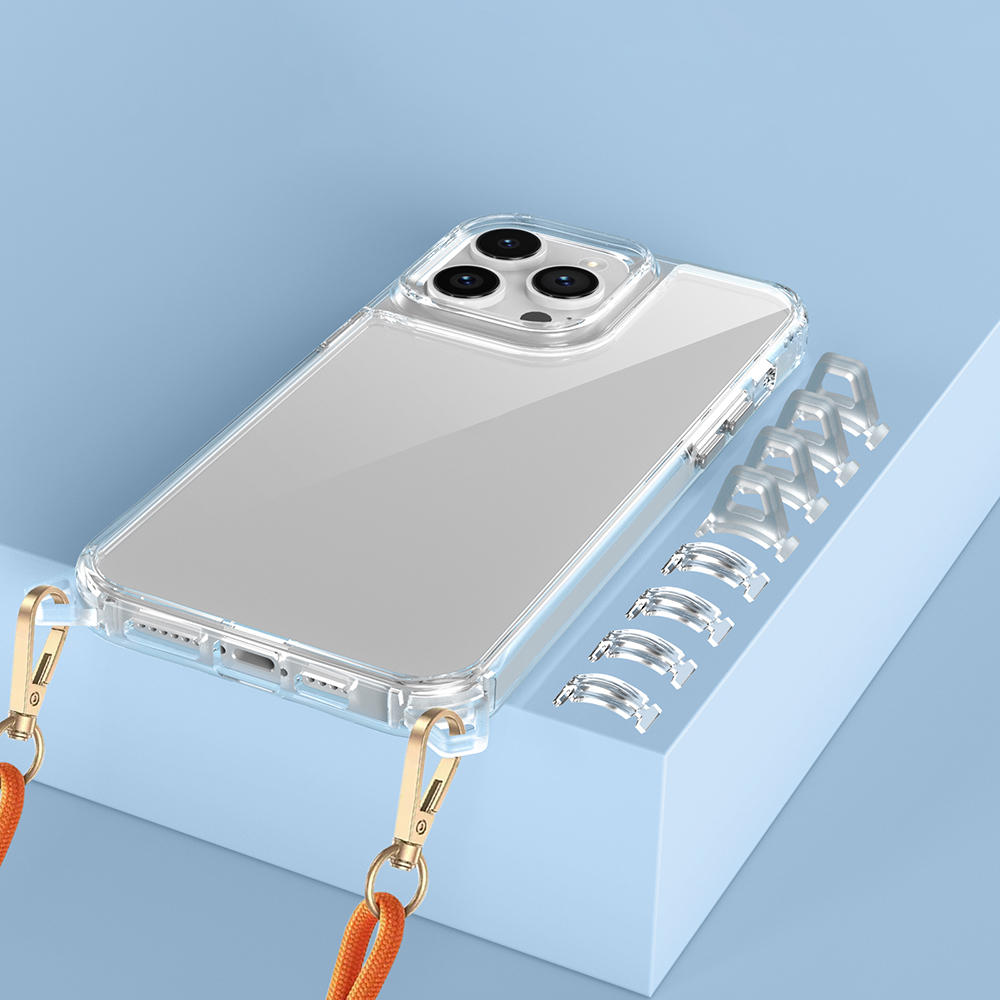 Apple iPhone 14 Pro Max Uyumlu Kılıf Airbagli Takılabilir Askı Aparatlı Zore Snap Silikon Kapak - 3