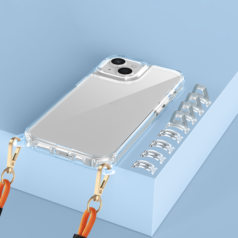 Apple iPhone 15 Uyumlu Kılıf Airbagli Takılabilir Askı Aparatlı Zore Snap Silikon Kapak - 5