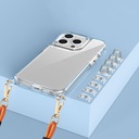 Apple iPhone 15 Pro Max Uyumlu Kılıf Airbagli Takılabilir Askı Aparatlı Zore Snap Silikon Kapak - 3