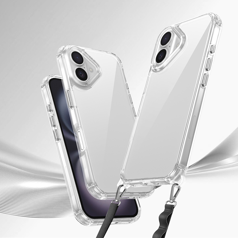 Apple iPhone 16 Plus Uyumlu Kılıf Airbagli Takılabilir Askı Aparatlı Zore Snap Silikon Kapak - 1