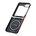 Samsung Galaxy Z Flip 6 Uyumlu Kılıf Magsafe Şarj Özellikli Aramid Fiber Pitaka Tactile Woven Sunset-Moonrise Serisi Sunset Kapak - 7