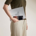 Samsung Galaxy Z Flip 6 Uyumlu Kılıf Magsafe Şarj Özellikli Aramid Fiber Pitaka Tactile Woven Sunset-Moonrise Serisi Sunset Kapak - 16