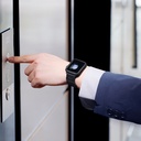 Apple Watch 7 45mm Uyumlu 600D Aramid Fiber Classic Serisi Black-Grey Twill Kasa Koruyucu Pitaka Air Case - 9