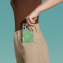 Apple iPhone 15 Pro Max Uyumlu Kılıf Magsafe Şarj Özellikli Awa Tasarımlı 1500D Aramid Fiber Pitaka Ultra-Slim Classic Serisi Forest Kapak - 6