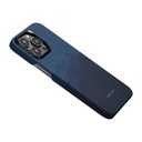 Apple iPhone 15 Pro Max Uyumlu Kılıf Magsafe Şarj Özellikli Aramid Fiber Pitaka Tactile Woven Starpeak Serisi Over The Horizon Kapak - 3