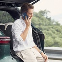 Apple iPhone 15 Pro Max Uyumlu Kılıf Magsafe Şarj Özellikli Aramid Fiber Pitaka Tactile Woven Starpeak Serisi Over The Horizon Kapak - 20