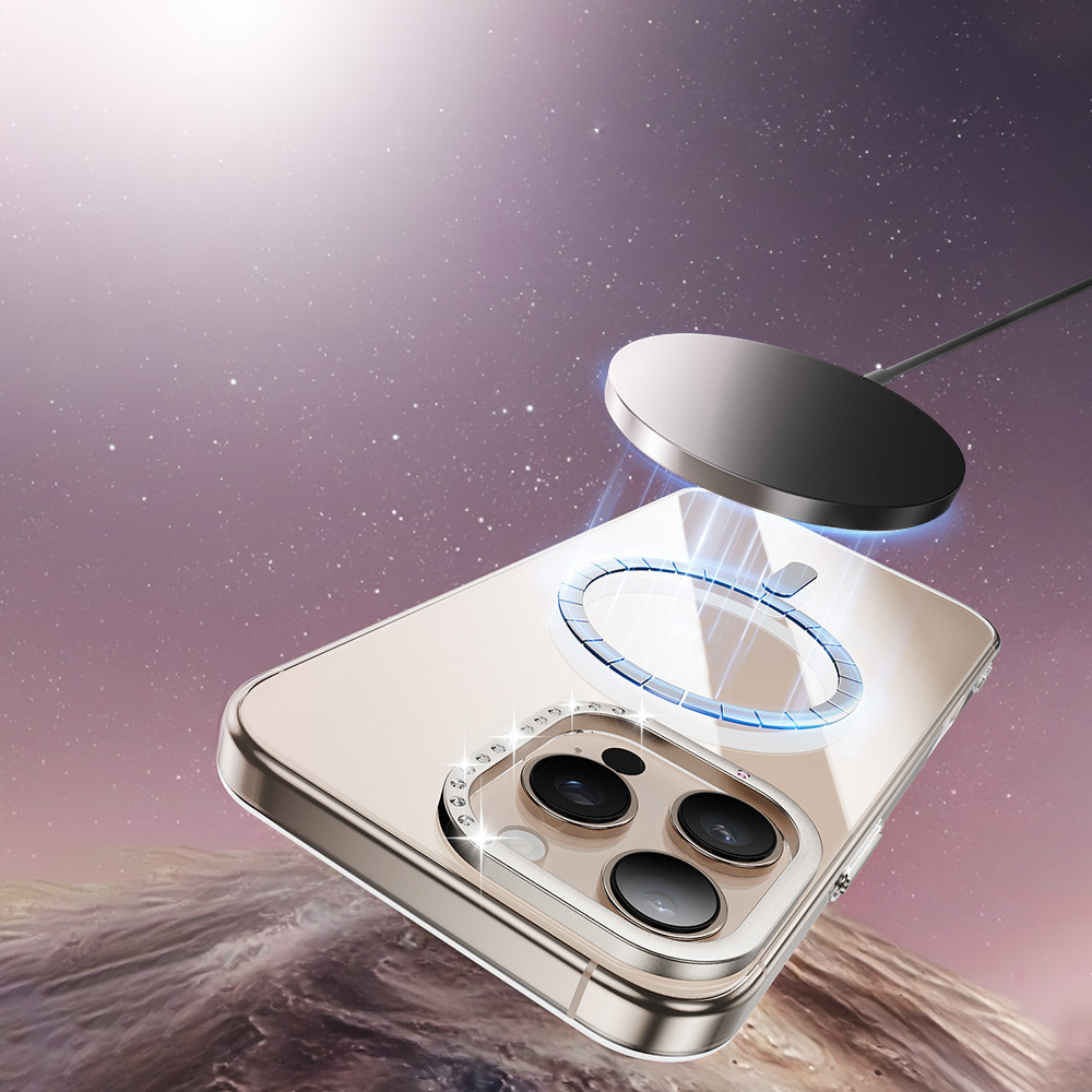 Apple iPhone 16 Pro Uyumlu Kılıf Magsafe Şarj Özellikli Kamera Standlı Zore Estop Kapak - 2
