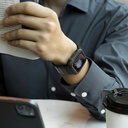 Apple Watch 7 45mm Uyumlu 600D Aramid Fiber Classic Serisi Black-Blue Twill Kasa Koruyucu Pitaka Air Case - 12