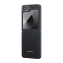 Samsung Galaxy Z Flip 6 Uyumlu Kılıf Magsafe Şarj Özellikli 600D Aramid Fiber Pitaka Ultra-Slim Classic Serisi Black-Grey Twill Kapak - 3