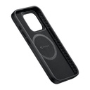 Apple iPhone 15 Pro Max Uyumlu Kılıf Magsafe Şarj Özellikli 600D Aramid Fiber Pitaka Military-Grade Classic Serisi Black-Grey Twill Kapak - 8