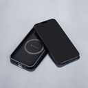 Apple iPhone 15 Pro Max Uyumlu Kılıf Magsafe Şarj Özellikli 600D Aramid Fiber Pitaka Military-Grade Classic Serisi Black-Grey Twill Kapak - 13