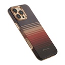 Apple iPhone 16 Pro Max Uyumlu Kılıf Magsafe Şarj Özellikli Aramid Fiber Pitaka Military-Grade Sunset-Moonrise Serisi Sunset Kapak - 2