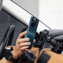 Apple iPhone 15 Pro Max Uyumlu Kılıf Magsafe Şarj Özellikli Aramid Fiber Pitaka Tactile Woven Sunset-Moonrise Serisi Moonrise Kapak - 12