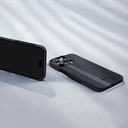 Apple iPhone 15 Pro Max Uyumlu Kılıf Magsafe Şarj Özellikli 600D Aramid Fiber Pitaka Tactile Woven Orchestra Serisi Rhapsody Kapak - 16