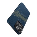 Apple iPhone 15 Pro Max Uyumlu Kılıf Magsafe Şarj Özellikli Aramid Fiber Pitaka Tactile Woven Starpeak Serisi Milky Way Galaxy Kapak - 7